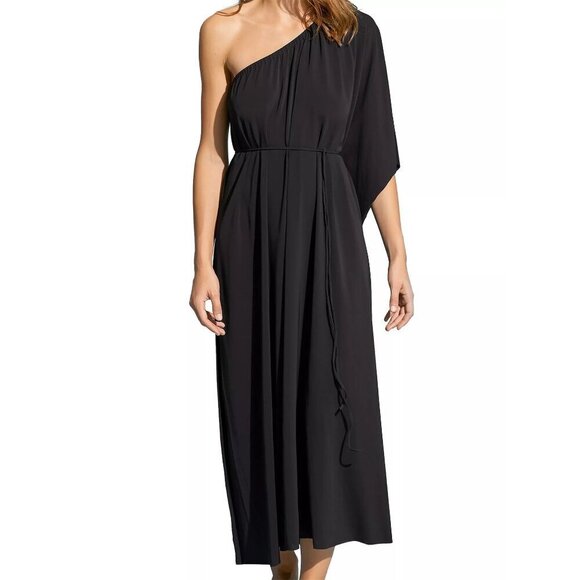 ERES Georgie One Shoulder Long Dress in Noir 3 New Womens Maxi Gown - Picture 15 of 15